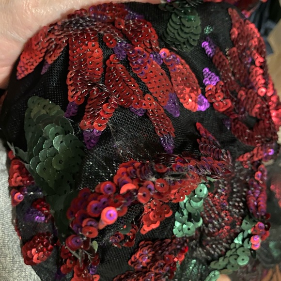 Badgley Mischka Sequin Gown - Picture 8 of 9